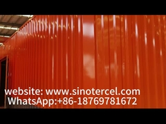 শক্তিশালী লোড বহন ক্ষমতা সহ 3 অক্ষের উচ্চ-শক্তিযুক্ত বক্স কার্গো সেমি ট্রেলার